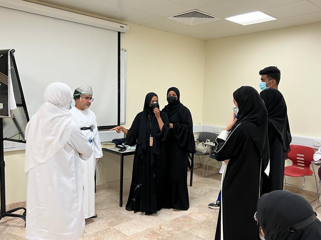 Demonstration of Somnomedics Sleep Lab machine at Al Nahda Hospital, Muscat